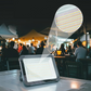 Foco inundable LED portátil y multifuncional alimentado por energía solar