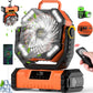 📢✨Un ventilador de cabeza oscilante para camping con mando a distancia es un poco más caro y mejor💯