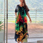 🎉Mother's Day Limited Time 50% OFF🥻Women's Loose Casual V-Neck Printed Short Sleeve Dresses