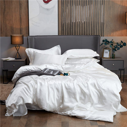 💥🔥Ropa de cama de lujo de seda de morera pura - Juego de 4 piezas💥