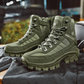 Botas de combate de trabajo antiperforación impermeables al aire libre para hombre Botas del ejército (mejora de la durabilidad)