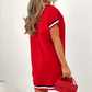 🔥Nuevo producto Discount🎞️ Vestido empalmado de rayas para mujer - Vibraciones retro, comodidad moderna.