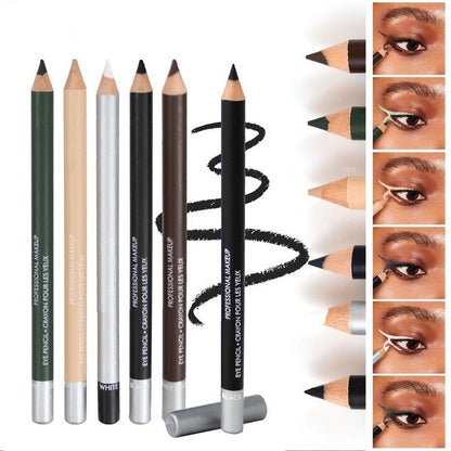 🔥 50% DE DESCUENTO – ¡COMPRA 1 Y LLÉVATE 1 GRATIS! 🔥 Delineador de ojos de madera resistente al agua | Larga duración, color intenso y fácil de aplicar 💜