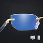 Gafas de lectura sin montura con filtro de luz azul para presbicia