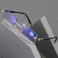 Gafas de lectura sin montura con filtro de luz azul para presbicia