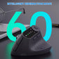Ratón ergonómico Bluetooth para múltiples dispositivos con rueda