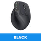 Ratón ergonómico Bluetooth para múltiples dispositivos con rueda