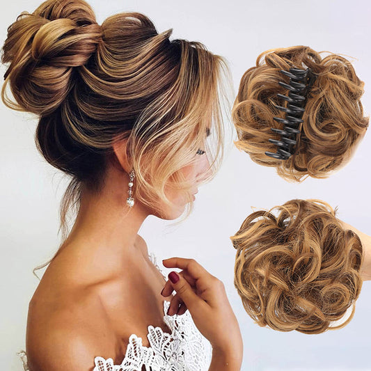 💥Hot Sale🍃Claw Clip Peluca para el pelo natural Bun