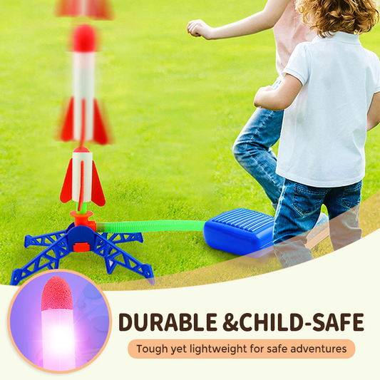 Lanzacohetes LED para niños