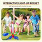 Lanzacohetes LED para niños