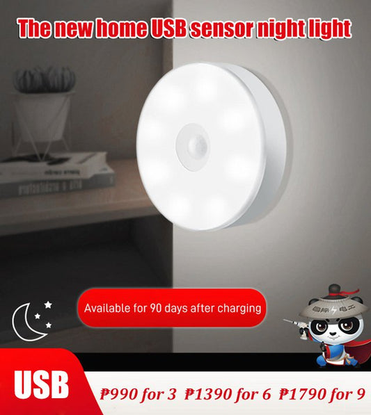 💡 50% dto. Luz LED con sensor de movimiento – 200 lúmenes, recargable por USB, montaje magnético o adhesivo sin herramientas. ¡Perfecta para mesita, escaleras y pasillo! ✨🔋