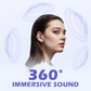 🎧 50% dto. Auriculares de clip abierto – silicona suave, sonido envolvente y control de fugas. Batería 8-10h y control táctil. Cómodos todo el día! ✨🔋