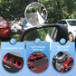 Espejo retrovisor lateral universal de acero inoxidable con visión de 360°
