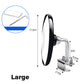Espejo retrovisor lateral universal de acero inoxidable con visión de 360°