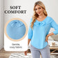 Jersey de punto para mujer con lazo