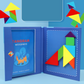 Juego de rompecabezas magnético Tangram para niño
