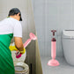 🚽 50% dto. Desatascador de alta presión multiusos – mango ergonómico, tapón de esponja hermético y 64 cm. ¡Desatasca inodoros, lavabos, bañeras y duchas con menos esfuerzo! ✨🔧