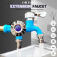 🚿 50% dto. Grifo de doble mando ampliado – doble salida independiente, sellado engrosado y a prueba de fugas. Resistente a altas temperaturas y anticongelante! ✨🔧