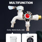 🚿 50% dto. Grifo de doble mando ampliado – doble salida independiente, sellado engrosado y a prueba de fugas. Resistente a altas temperaturas y anticongelante! ✨🔧