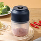 🧄 Picadora Eléctrica de Ajo Recargable – Multifuncional, Antisalpicaduras y Perfecta para la Cocina y Bebés ✨🍽️