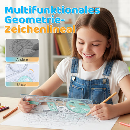 💥 ¡OFERTÓN 50% DE DESCUENTO! 🔥 Regla geométrica multifuncional para dibujo