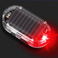🚗 50% dto. Luz LED disuasoria solar para coche – sensor inteligente, carga USB, instalación sin cables. Protege tu auto día y noche! ✨🛡️