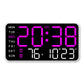 ⏰Reloj de pared digital LED decorativo multifuncional, el reloj digital sin límites para el hogar moderno.