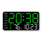 ⏰Reloj de pared digital LED decorativo multifuncional, el reloj digital sin límites para el hogar moderno.