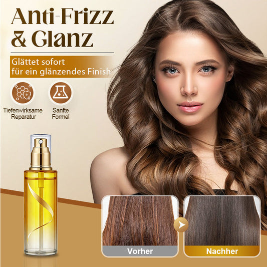 💁‍♀️✨ Spray de aceite y sérum para cabello rizado ✨💆‍♀️ Tratamiento ligero 3 en 1: brillo, control del frizz y definición duradera de rizos, ¡sin dejar residuos pesados