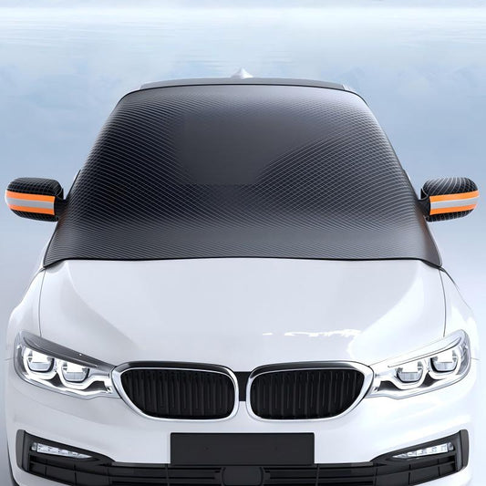 🚗 50% dto. Funda protectora para parabrisas – impermeable, resistente al fuego, con imanes y correas elásticas. ¡Protección todo el año con tiras reflectantes! ✨🛡️