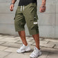 🐰✨ Pantalones Capri Cargo Casual para Hombre con Cintura de Cordó