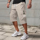 🐰✨ Pantalones Capri Cargo Casual para Hombre con Cintura de Cordó