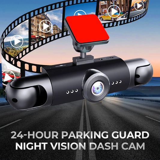 📹 Cámara de Salpicadero con Visión Nocturna – Vigilancia de Estacionamiento 24 Horas para tu Vehículo 🌙🚗