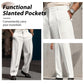 👖 ¡60% DE DESCUENTO! ✨ Pantalones casuales de pierna ancha plisados para hombre