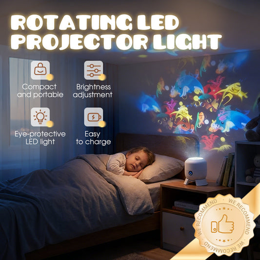 🥳Gran venta 2026🥳💞¡Se han vendido más de 50.000 piezas! ⚡ Proyector de luz LED giratorio dinámico