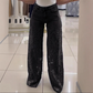 📢📢¡Gran liquidación ahora!⏰ Jeans de mezclilla con encaje y patchwork a la moda