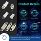 💡  Kit de iluminación interior para coche con 42 LEDs ultra brillantes – mejora Plug & Play para tu vehículo
