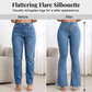 👖 ¡50% DE DESCUENTO! 💙 Jeans elásticos acampanados de talle alto para mujer: ajuste cómodo, estilo retro y tejido elástico 🌸