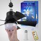 ⏰🔥 ¡50% DE DESCUENTO POR TIEMPO LIMITADO! 🌬️ Ventilador de Techo 2 en 1 – Portátil, Con Luz y Control Remoto para Máxima Comodidad ✨💡