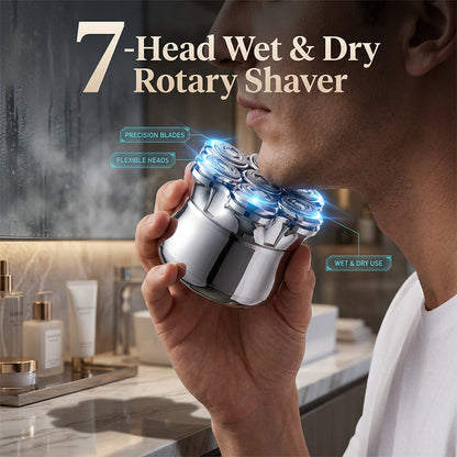 🔥 Oferta por tiempo limitado - Afeitadora rotativa impermeable Wet & Dry