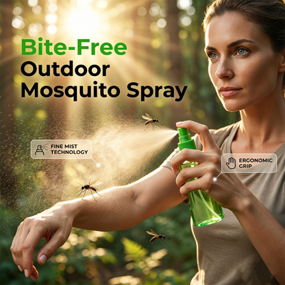 🌿 Spray repelente de mosquitos apto para toda la familia: ¡protege a tus seres queridos de forma natural! 🦟💚 A base de plantas, suave con la piel y eficaz contra los insectos: diversión al aire libre sin preocupaciones para todos. 🌸✨