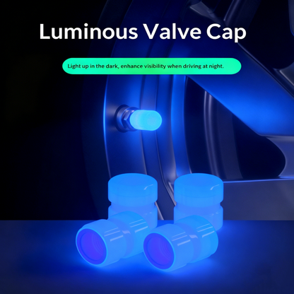 💡🚗 Tapones de válvula de neumáticos con luz – Juego de 4 luces para coche ✨