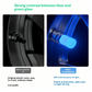 💡🚗 Tapones de válvula de neumáticos con luz – Juego de 4 luces para coche ✨