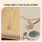 📢 50% dto.  Collar elegante con colgante de jade de Hetian – moderno, elegante y fácil de combinar. ¡Oferta irresistible! ✨💚