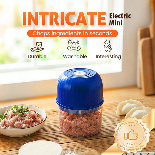 🧄💨 Picadora portátil sin cables | Potente y pequeña, ideal para preparar alimentos en cocinas pequeñas ✅