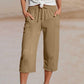 ⏰🔥 ¡50% DE DESCUENTO POR TIEMPO LIMITADO! 👖✨ Pantalones Cortos Plisados de Algodón y Lino para Mujer – Frescos, Cómodos y Elegantes 🌿💖