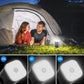 🏕️ Bomba de aire recargable para camping: con luz LED, inflado rápido, compacta y portátil 🔋