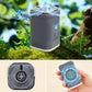 🏕️ Bomba de aire recargable para camping: con luz LED, inflado rápido, compacta y portátil 🔋