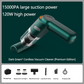 🚗 50% dto. Aspiradora de coche inalámbrica de 10.000 Pa – 120W, batería 4000 mAh, filtro HEPA lavable y solo 400 g. ¡Limpieza a fondo sin cables! ✨🔋