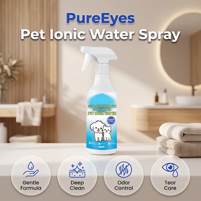 🐶✨ Spray iónico para mascotas, elimina manchas lagrimales, cuidado ocular suave y eficaz